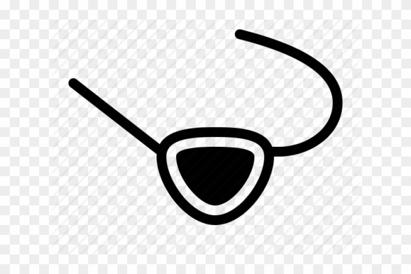 Eye Patch Clipart Pirate Symbol - Pirate Eye Patch Png #1179894