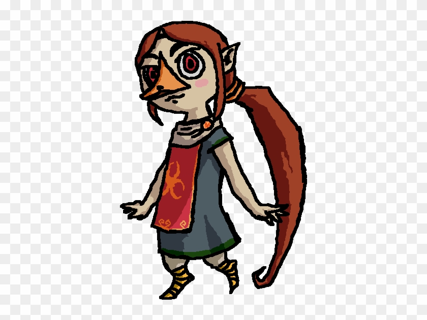 My Medli Drawing By Vanessa28 - Legend Of Zelda Wind Waker Bird Girl #1179896