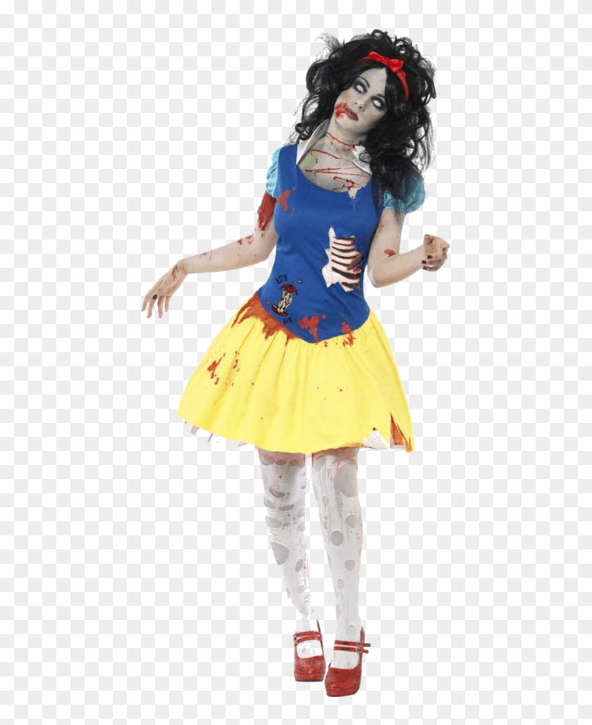 Zombie Snow White Costume - Halloween Snow White Costume #1179986