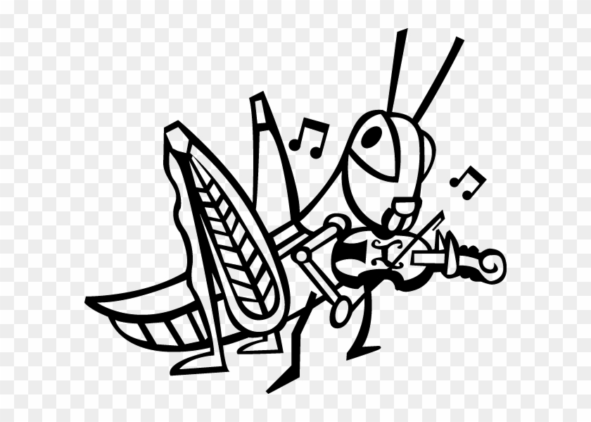 Violin Clipart Grasshopper - Violin #1180009