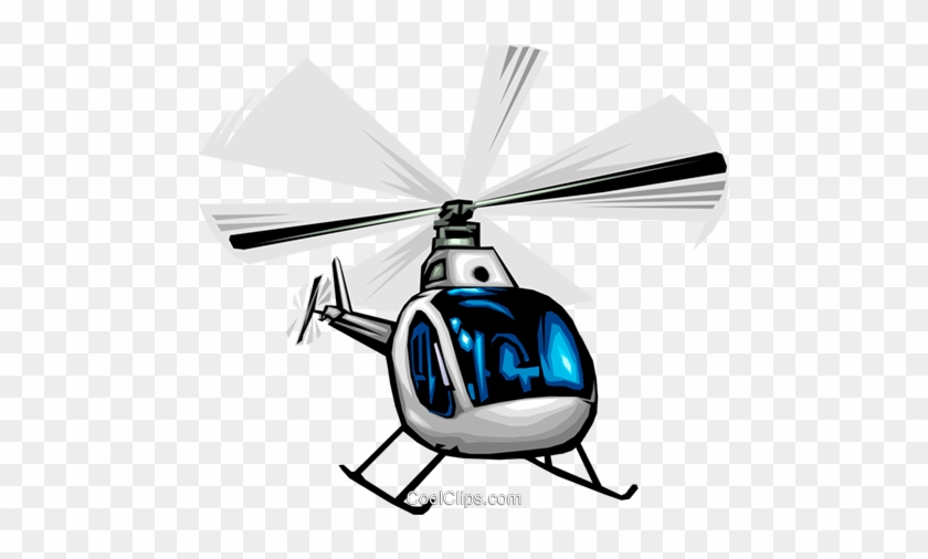 Helicopter In Flight Royalty Free Vector Clip Art Illustration - Helicopter Pilot Wall Clock #1180037