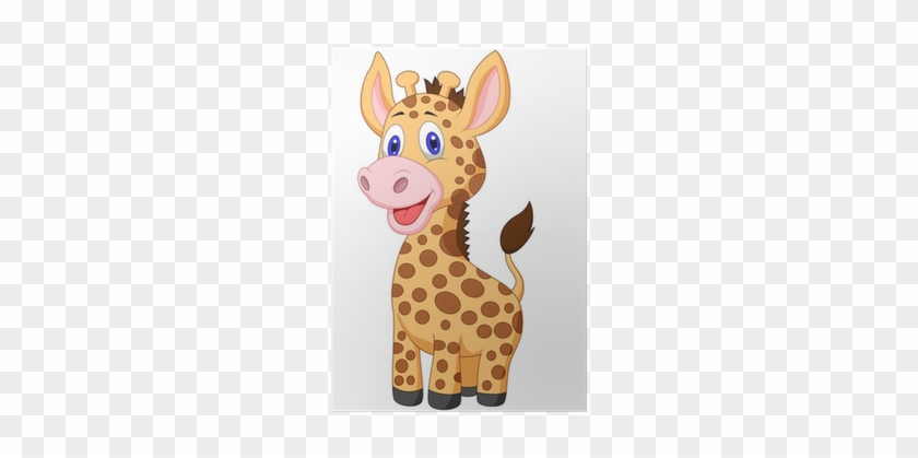 Cartoon Cute Baby Giraffe #1180128