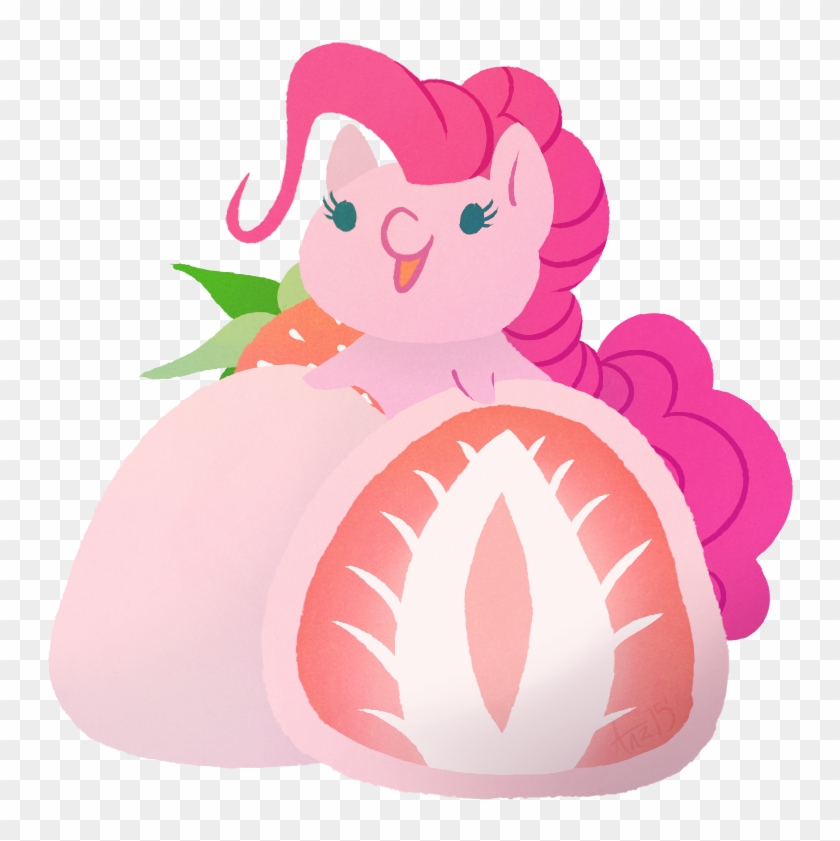 Anzicorn, Chibi, Food, Mochi, Pinkie Pie, Safe, Simple - Pinkie Pie Chibi Mlp #1180172