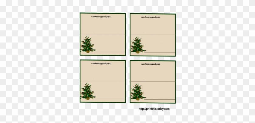 Free Printable Place Card Templates Christmas Table - Printable Christmas Place Cards #1180218