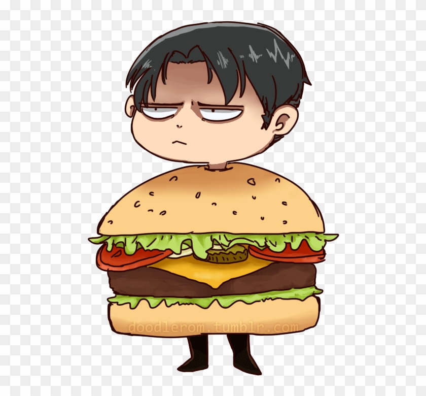 Levi As A Hamburger - Hamburger Gif #1180259