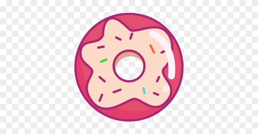 Doughnut, Solid Color, Jam Icon - Doughnut #1180306