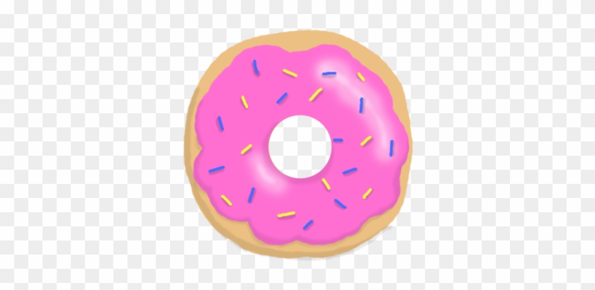 Pink Clipart Doughnut - Shared Resource #1180323