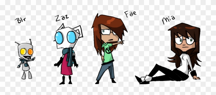 Invader Zim Oc's With Friends~ By Zommbay - Invader Zim Oc Maker #1180329