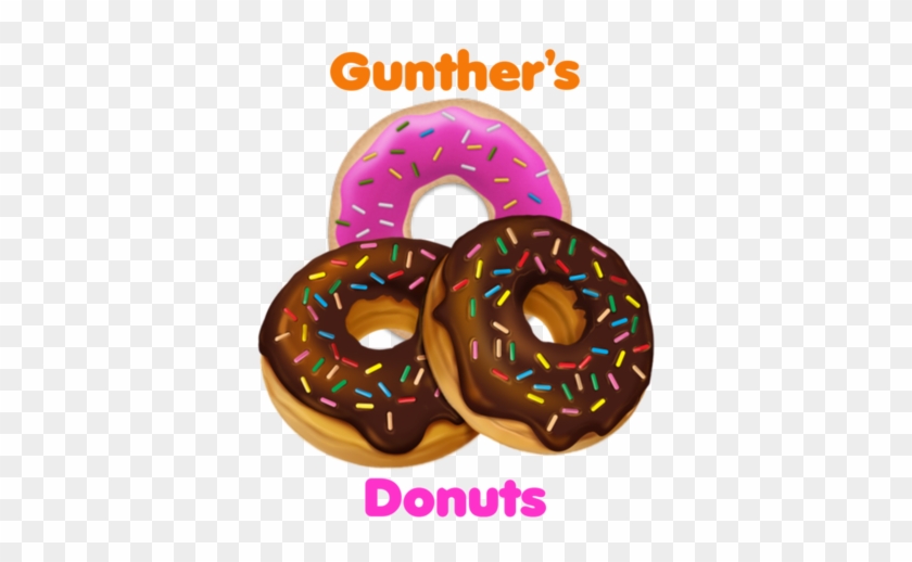 Gunther's Donuts Https - Donut Cartoon Png #1180334