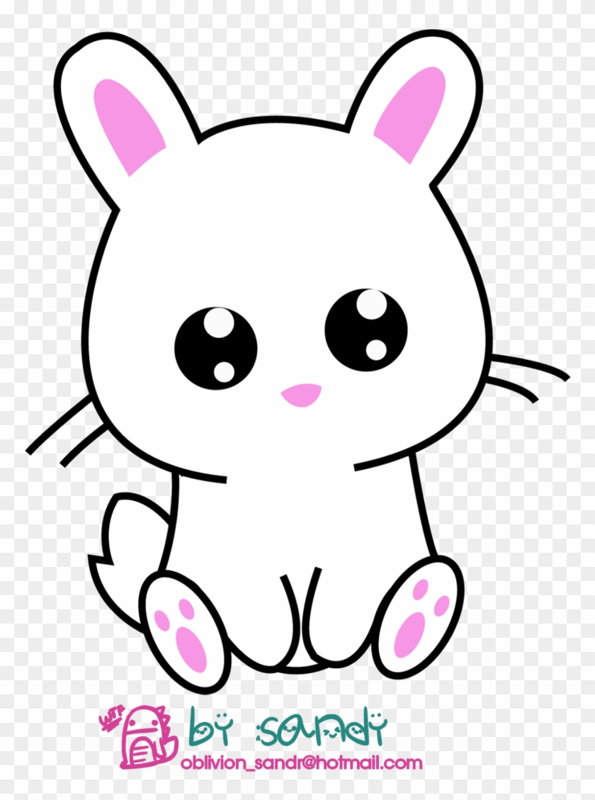 Kawaii Bunny By Sandy Oblivion Kawaii Bunny By Sandy - Imagenes De Conejos  Kawaii Para Dibujar - Free Transparent PNG Clipart Images Download