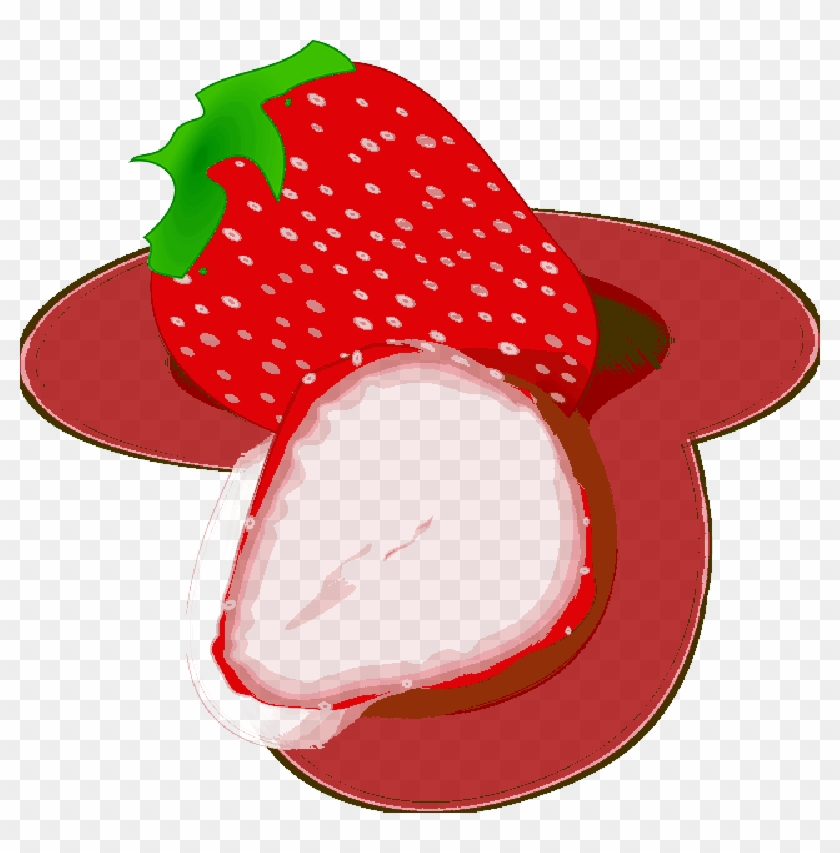 Food, Fruit, Cartoon, Strawberry, Plant, - Strawberry Clip Art #1180589