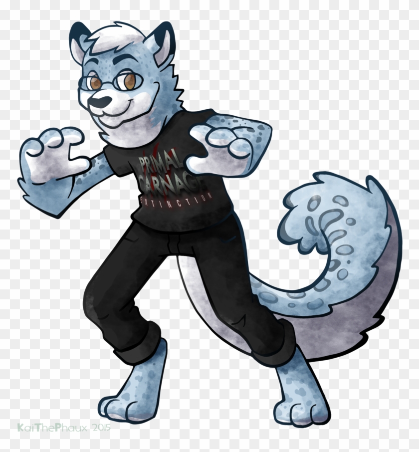 Snow Leopard By Kaithephaux - Cartoon #1180696