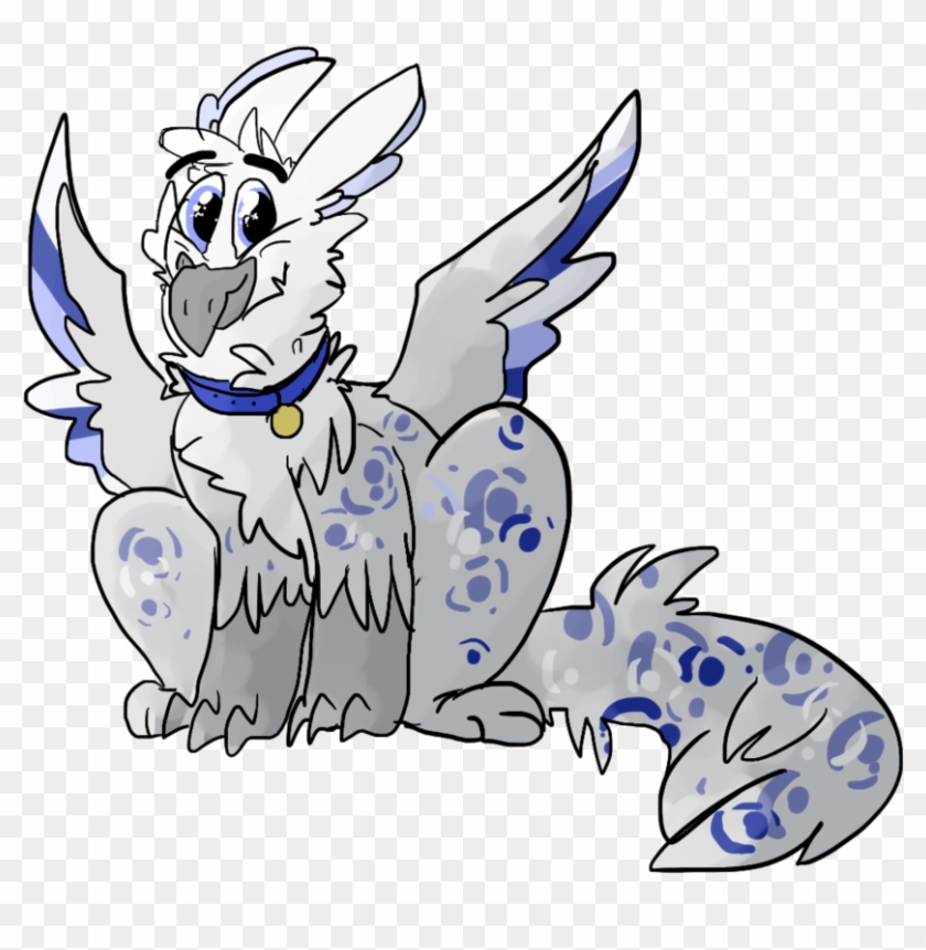 Snow Leopard Griffon Ota Closed By Lonely Eel - Cartoon #1180757