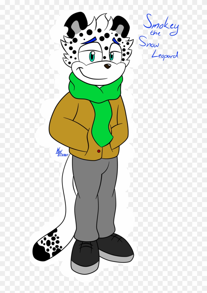 Smokey The Snow Leopard By Aglassofbuizel - Cartoon #1180768