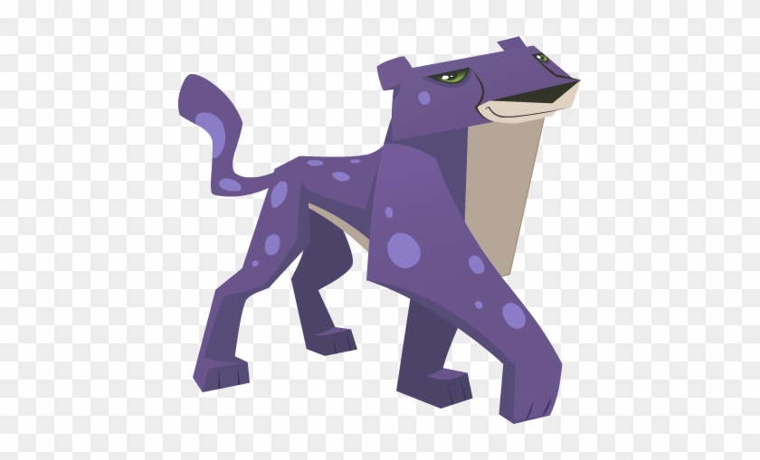 Purple Cheetah - Animal Jam Cheetah #1180785