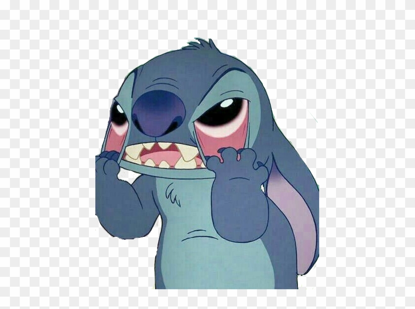 Stich Cartoon Angry Angrystich Cutestich Cute Freetoedi - Stitch Cansado #1180817