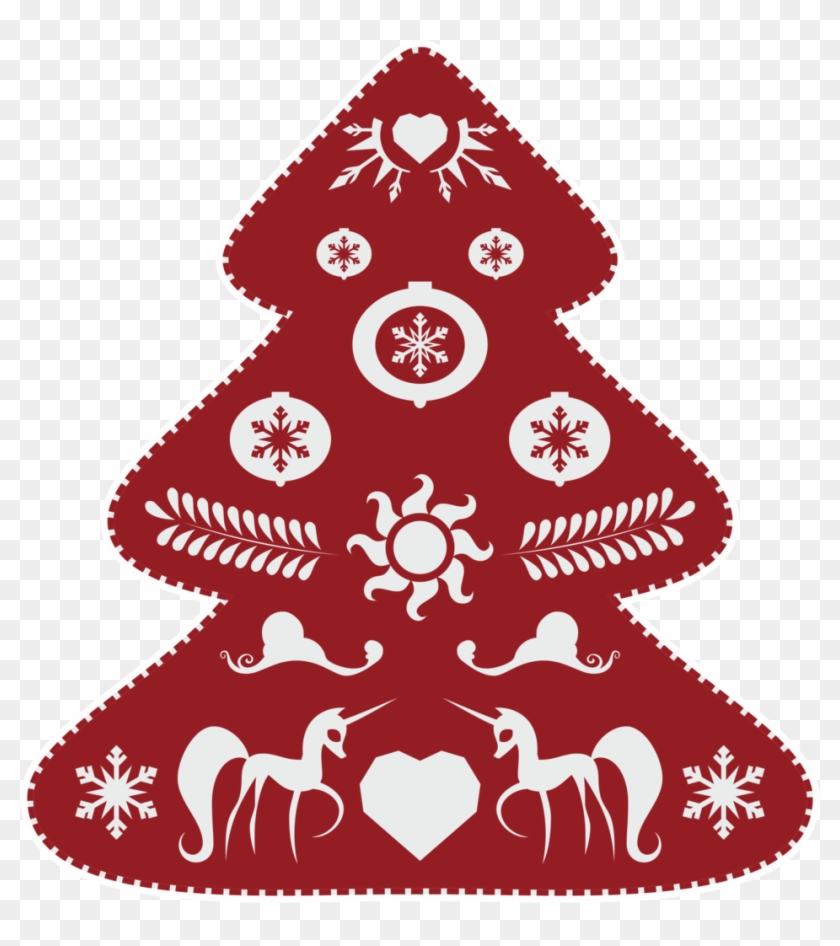Walkcow, Crystal Heart, Cutie Mark, Raised Hoof, Safe, - Christmas Tree #1180820