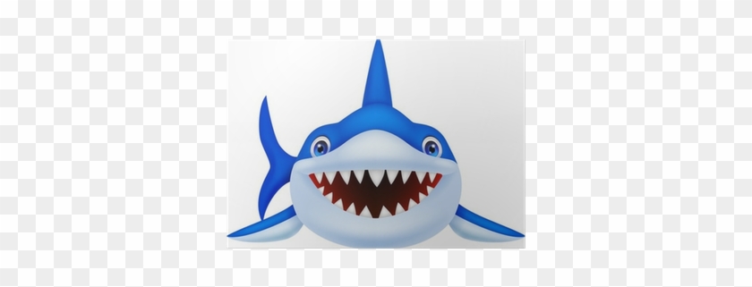Cute Shark Cartoon - Free Transparent PNG Clipart Images Download