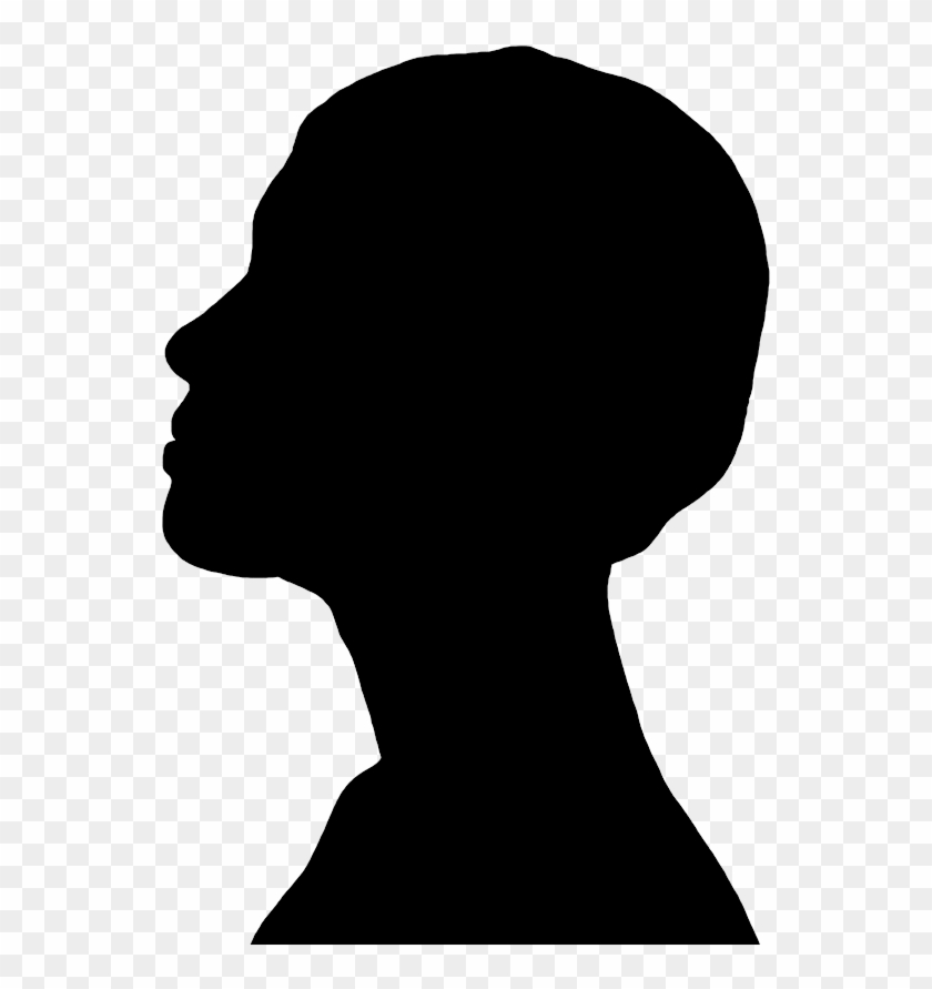 Face Silhouettes Of Men, Women And Children - Silhouette Of A Face #1180949