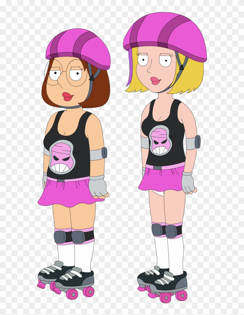 Meg And Emily Roller Derby By Theregans - Family Guy Meg Roller Derby #1181083