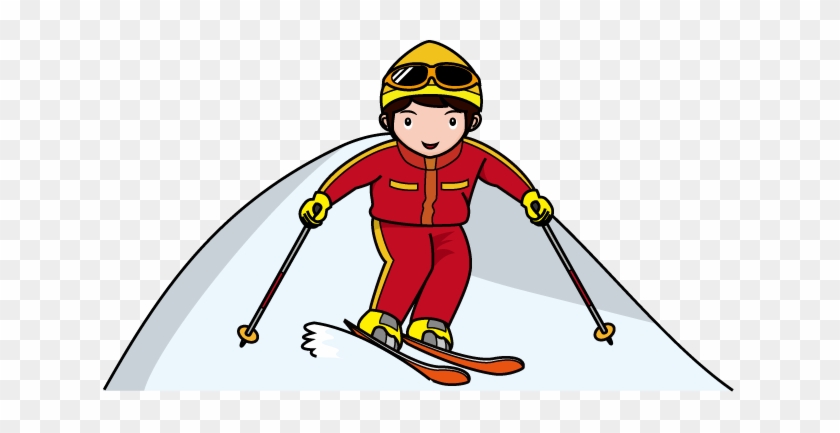スキースノーボード04-スキーヤーイラスト - Illustration #1181098