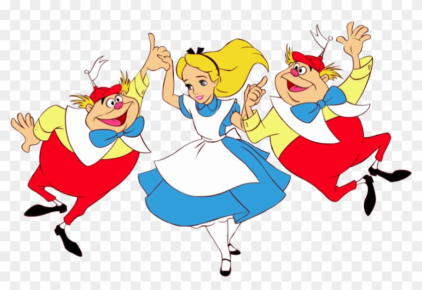 Alice In Wonderland Group Clipart - Pinco Panco E Panco Pinco #1181123
