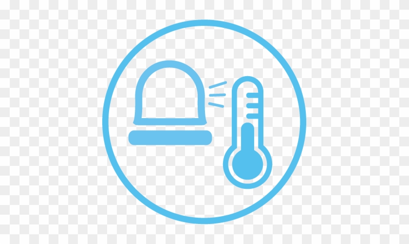 Haier Alarm Temperature Icon - Blue Biomedical Icon Png #1181164