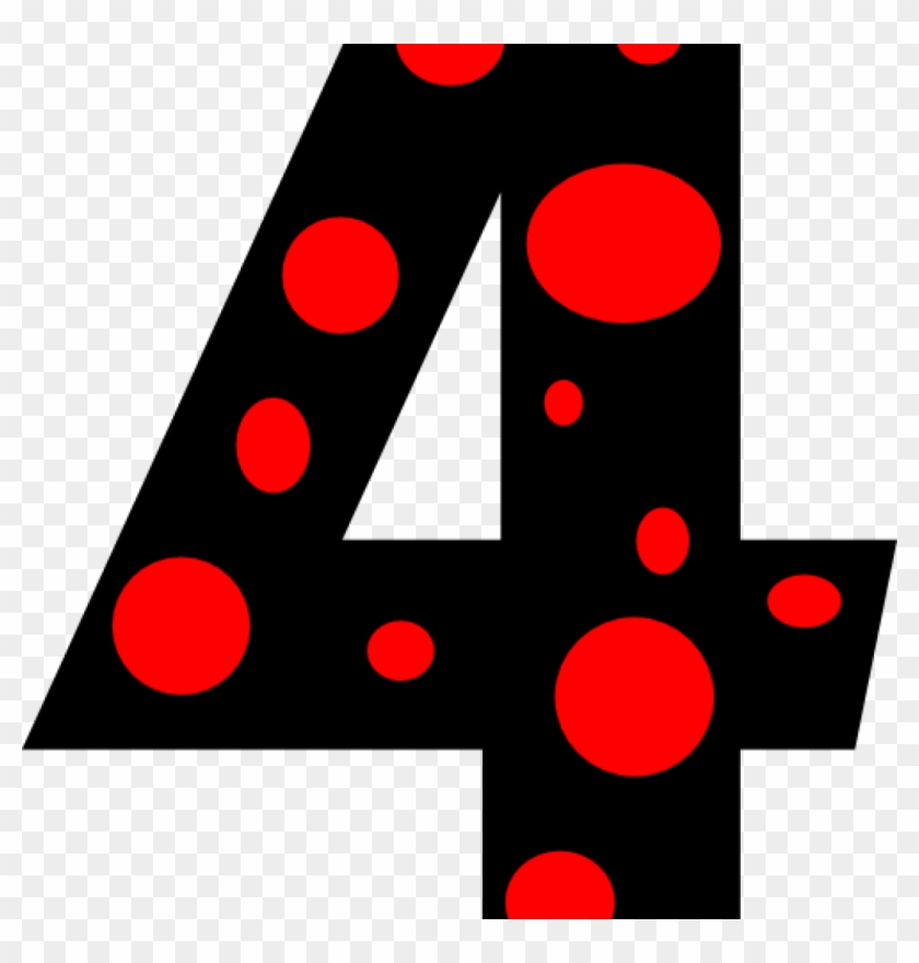 Number 4 Clipart Number 4 Dots Clip Art At Clker Vector - Clip Art #1181249