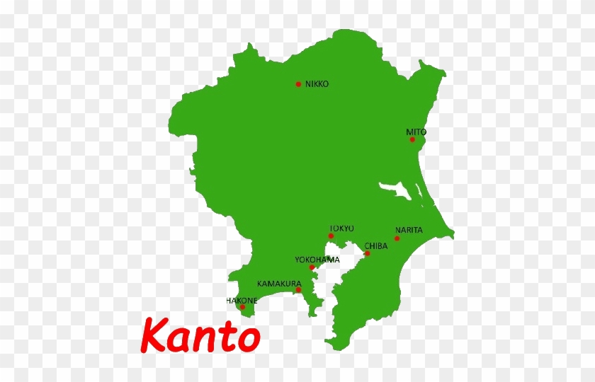 Hokkaido Map Icon Tohoku Japanese Paper Map Kanto Map - Tokyo Outlined On Map #1181276
