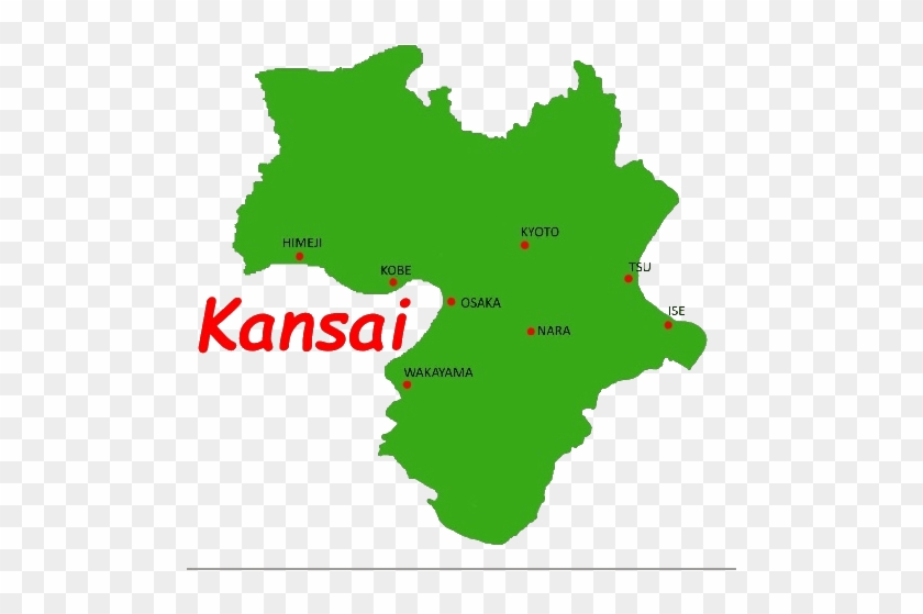 Kansai Map Icon - Mapa Brasil Verde #1181280