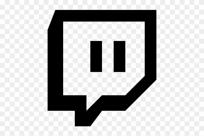 480 X 480 - Twitch Icon Png Black #1181292