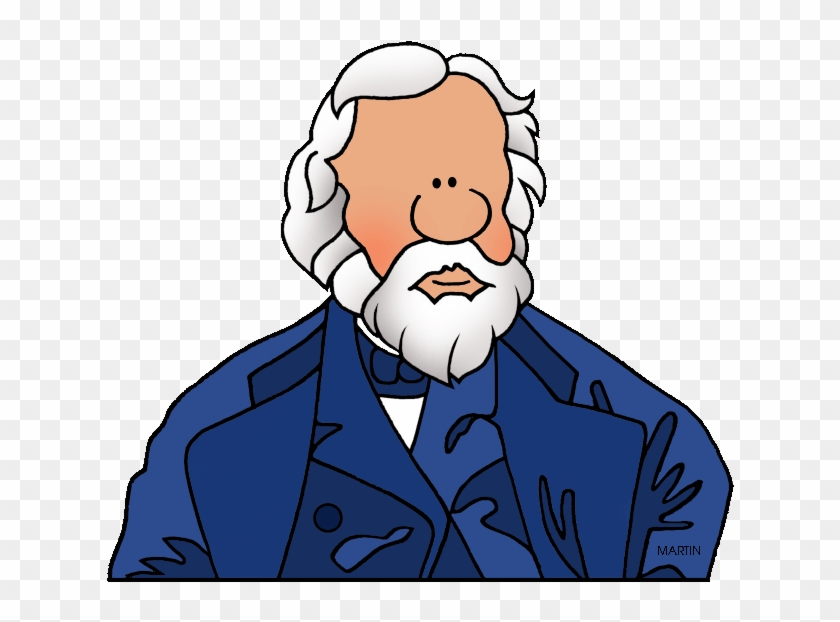 Famous People From Maine - Henry Wadsworth Longfellow Clipart #1181319