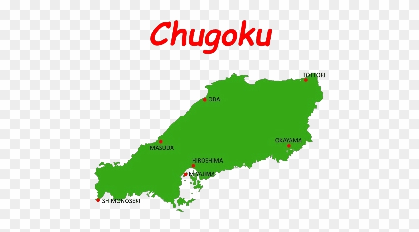 Kansai Map Icon Chugoku Map Icon - Chūgoku Region #1181321