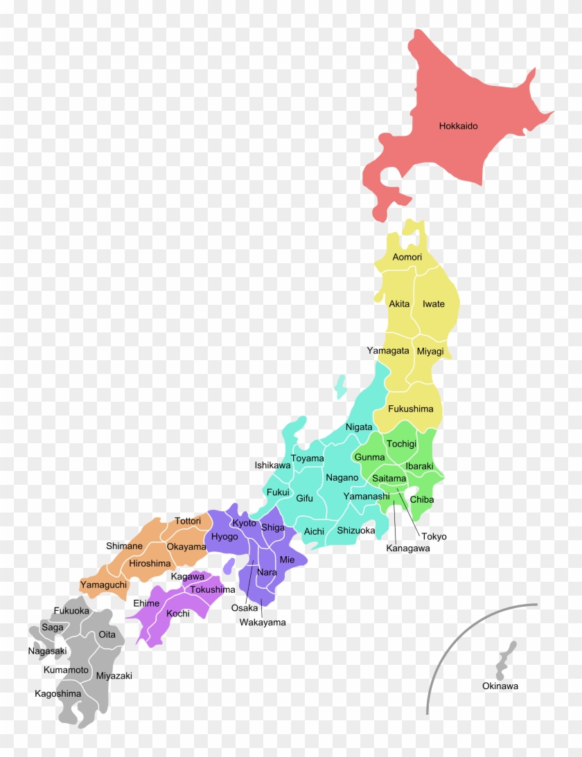 Large Map Of Japan #1181326