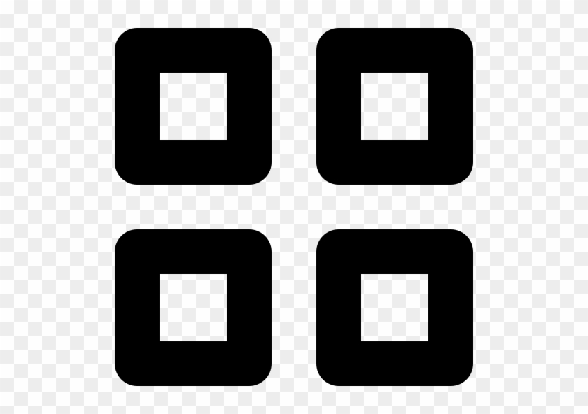 Visualization, Option, Button, Of, Four, Squares Icon - Menu Square Icon #1181344