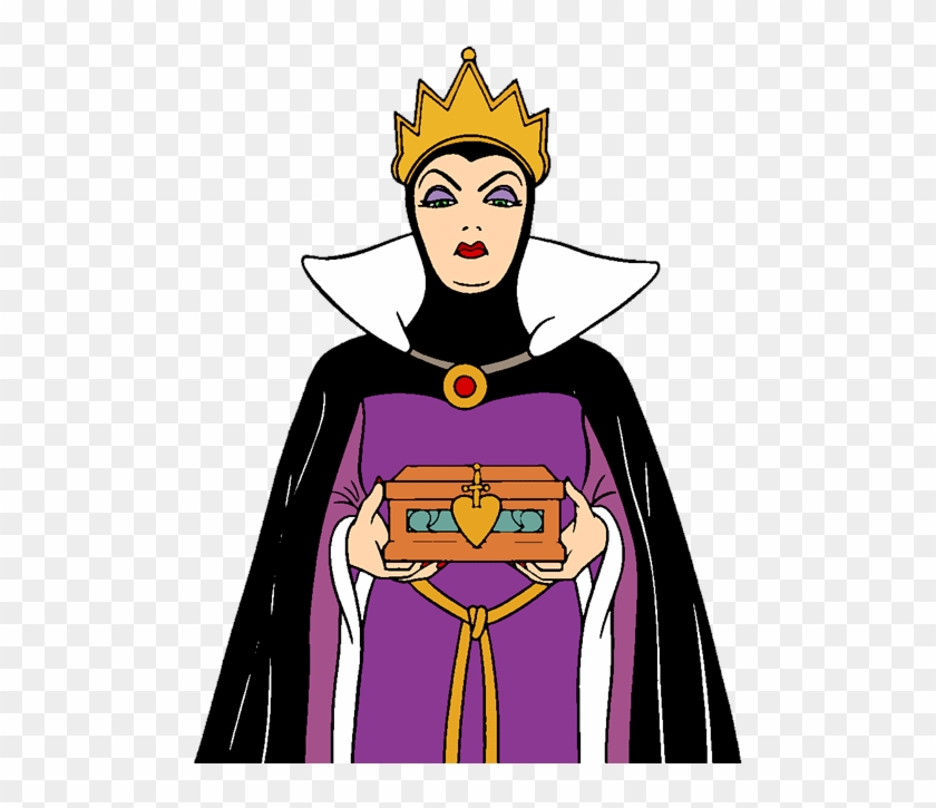 Download and share clipart about Evil Queen Holding Box Clipart - Snow Whit...