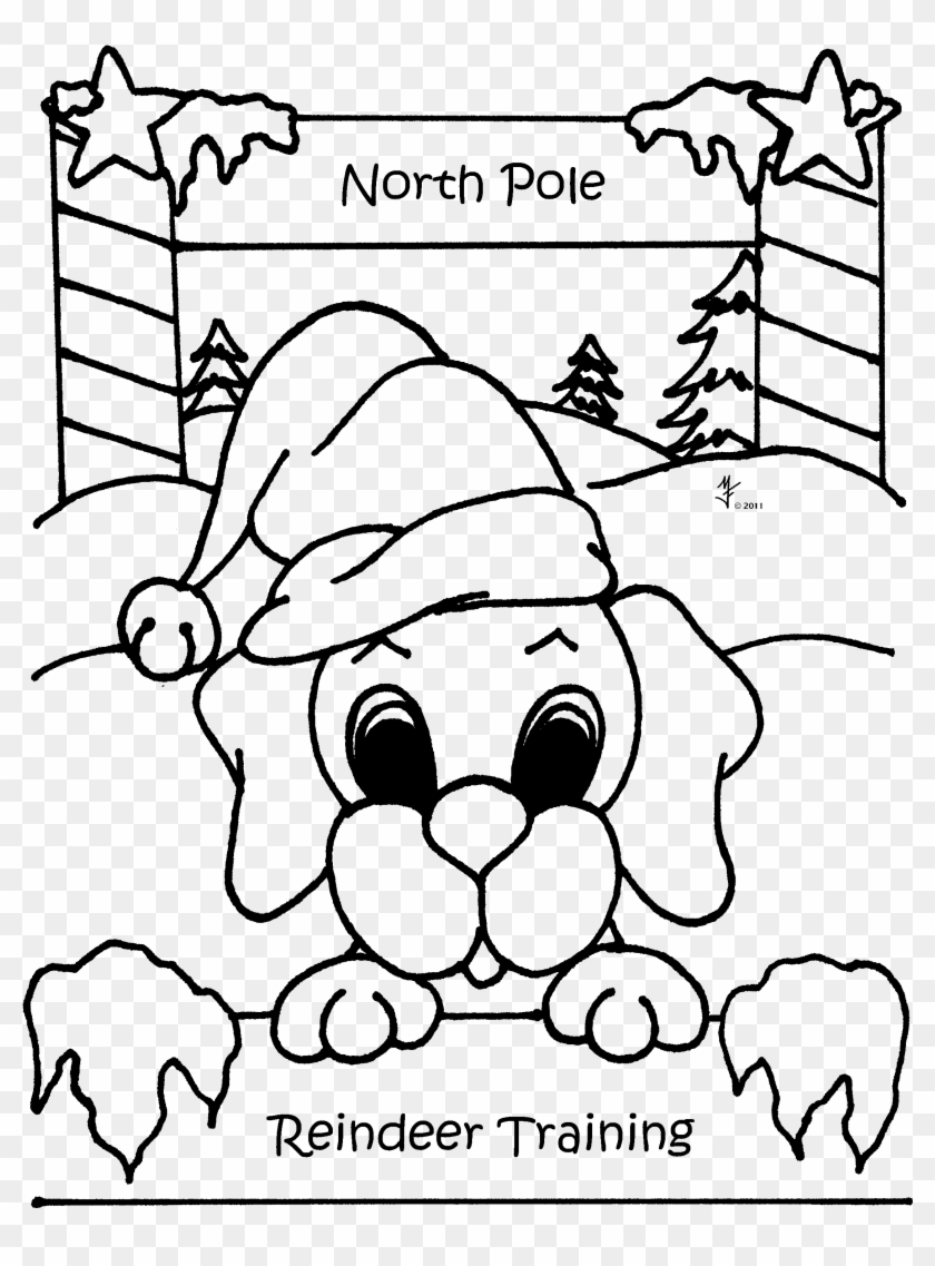 Christmas Animal Coloring Pages