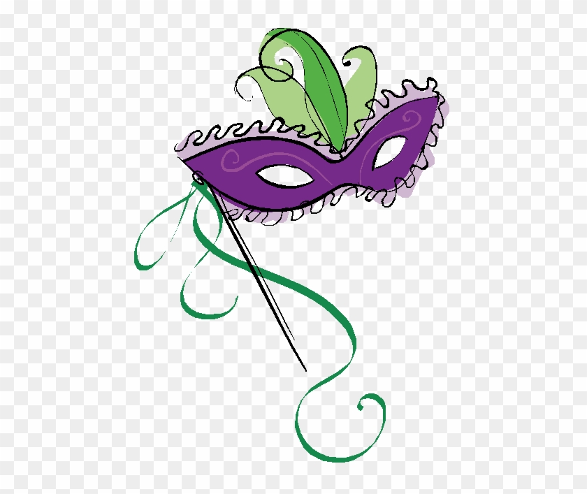 Jester Clipart - Mardi Gras Mask Clip Art #1181509