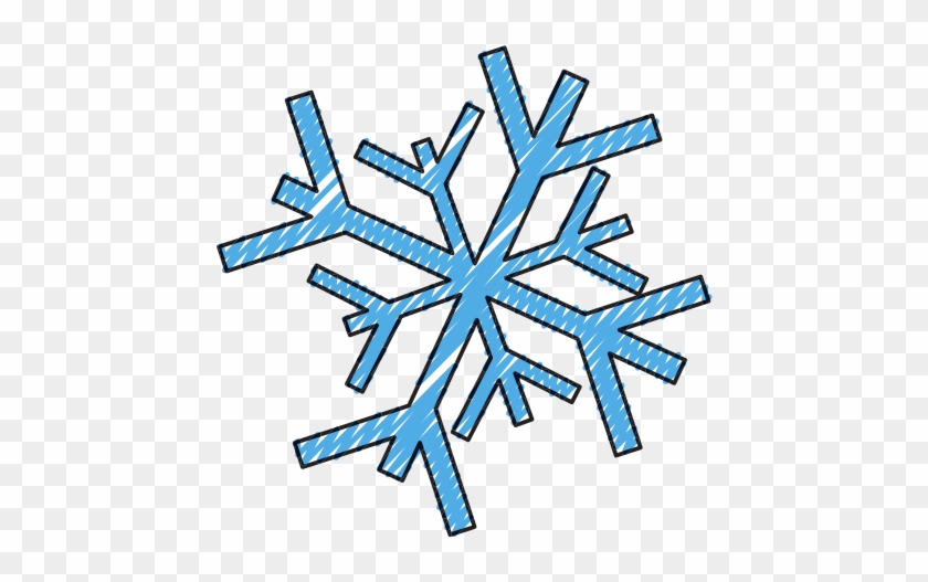 Scribble - Snowflake Snow Cartoon #1181578