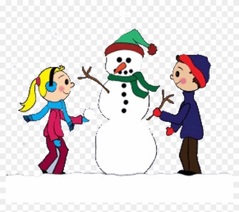 Nursery Have Been Out In The Snow, Building Snowmen - Clip Art #1181664
