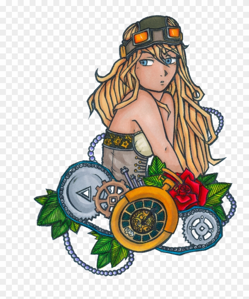 Steampunk Tattoo Design By Nukedemise - Steampunk Tattoos Png #1181743