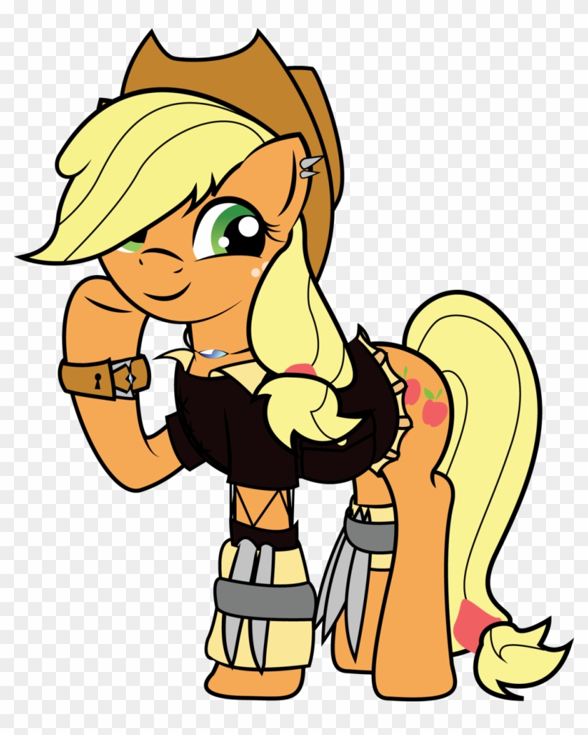 Again A Draw For A Futur Tatoo Applejack Steampunk - Cartoon #1181771