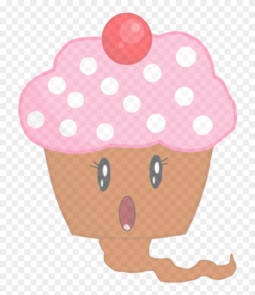 Cupcake As A Ghost Vector By Thedrksiren - Bfdi Cup Cake #1181811