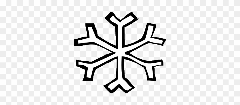 simple snowflake clipart no background