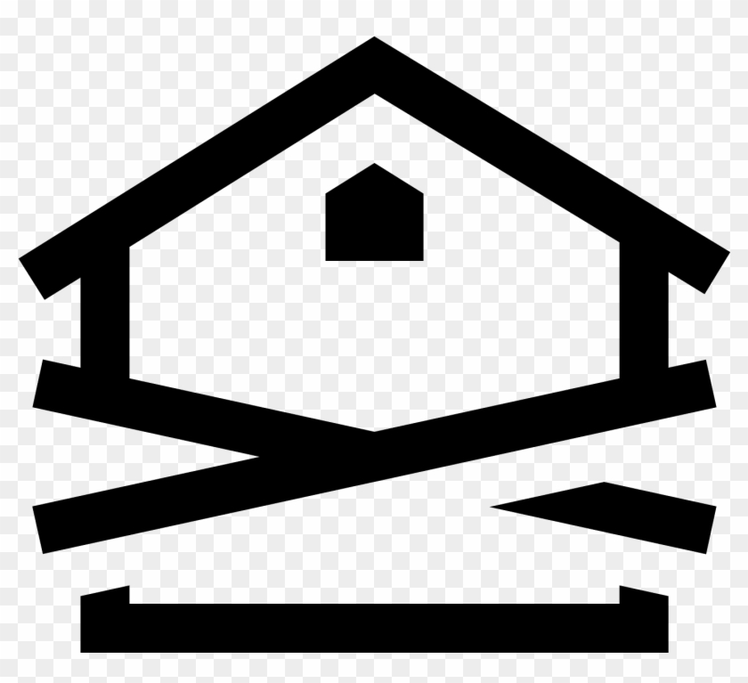 This Logo For Foreclosure Is A House With Wooden Boards - Foreclosure Icon #1181871