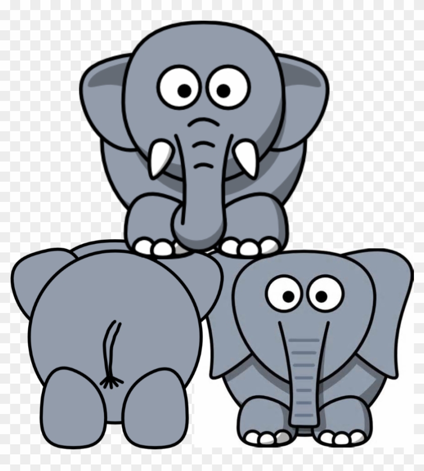 Elephants - Cartoon Elephant - Free Transparent PNG Clipart Images Download