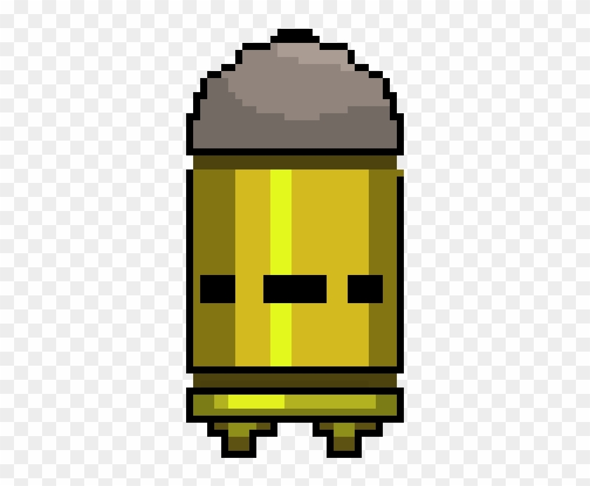 Bullet Kin [enter The Gungeon] - Pixel Art #1182017