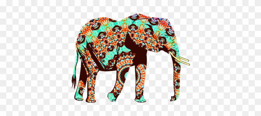 Session 1- Addressing The Elephant In The Room - Cool Orange,brown And Turquoise Elephant Throw Blanket #1182060