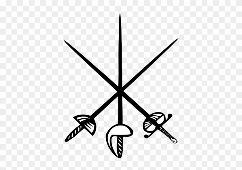 Cropped Sword Clipart Foil 6asfdgh - Fencing Swords Crossed #1182090