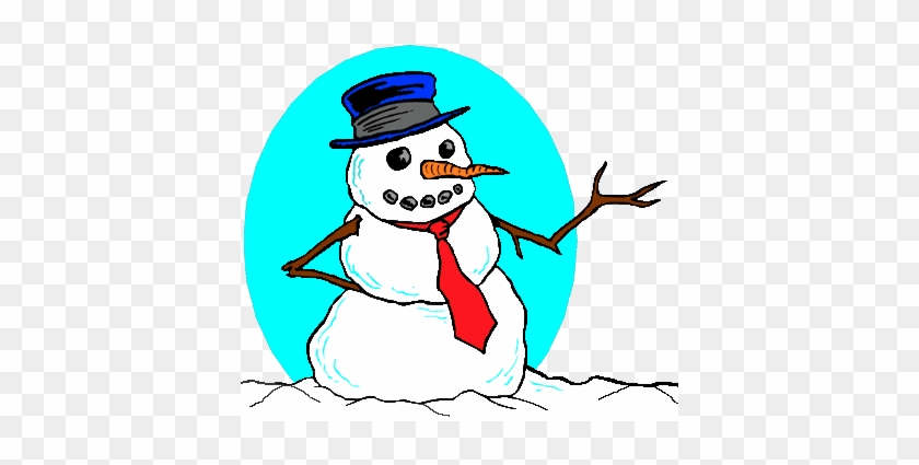 Selected Clipart Snowman Sled Gif Pic 24 Pictures - Snowman With Tie Clipart #1182395